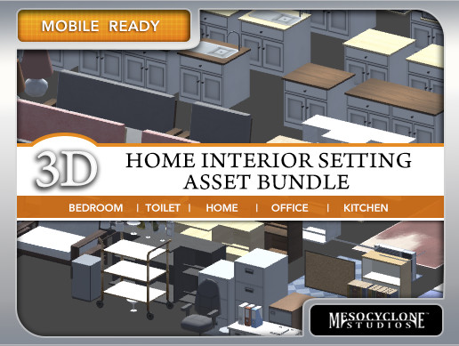 Home Interior Setting Bundle | 3D Urban | Unity Asset Store