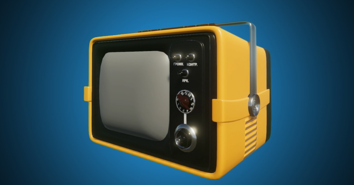 mini TV | 3D 소품 | Unity Asset Store