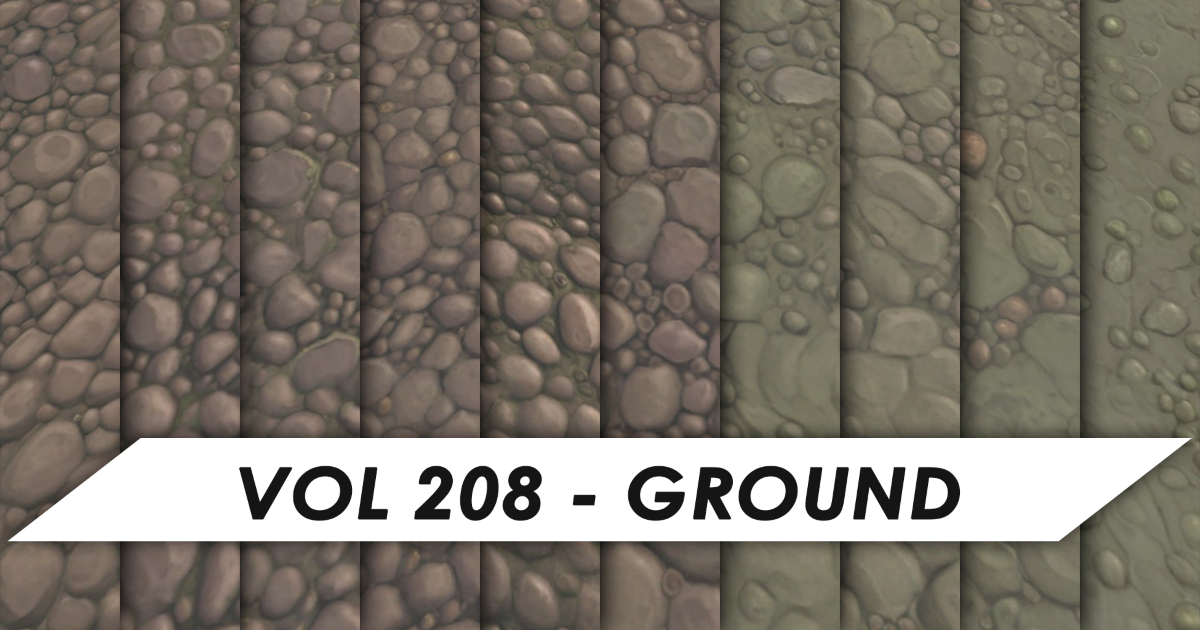 Unity Grid Textur Stylized Textures - Vol 208 - Ground | 2D Textures & Materials | Unity ...
