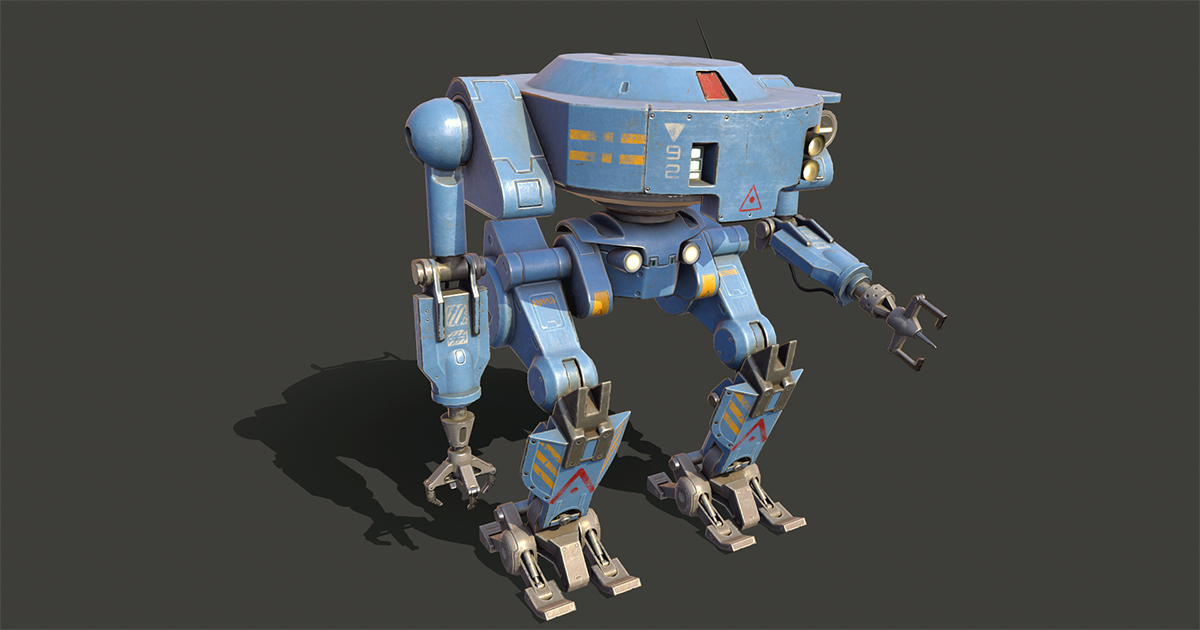Maintenance Robot | 3D Robots | Unity Asset Store