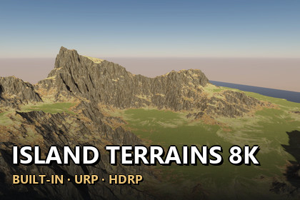 Procedural Island Terrains 8K