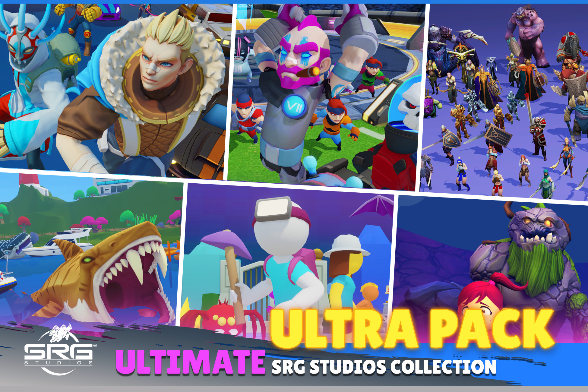Unity Asset Studio Ultimate SRG Studios 3D Asset Ultra Pack | 3D Characters | Unity Asset ...