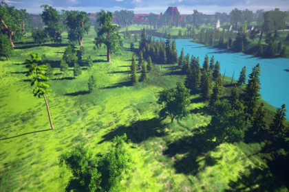 Stylized Multi-Biome Landscape