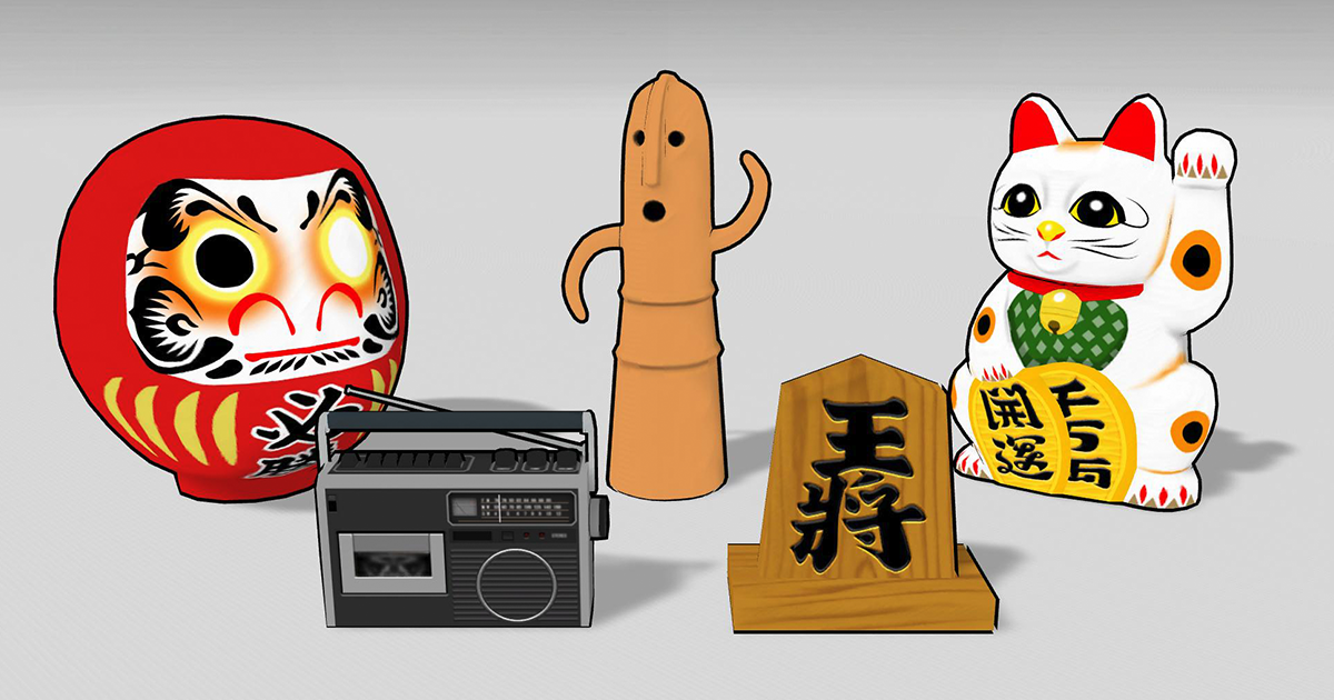 japanese_Toon_Props_pack_Vol.01 | 3D Props | Unity Asset Store