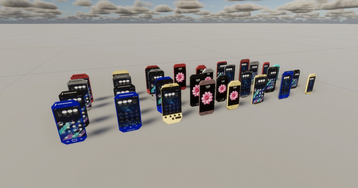 Phone Screen For Unity Mobile_Phones (2009-2012) | 3D Electronics | Unity Asset Store