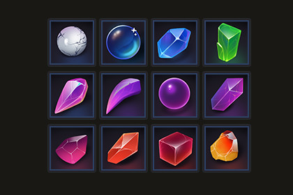 Fantasy Gem Icons