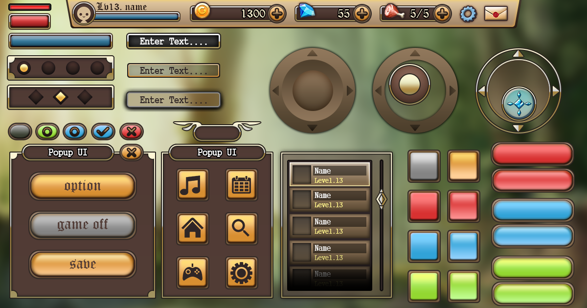 2d Rpg Ui Casual RPG UI | 2D GUI | Unity Asset Store