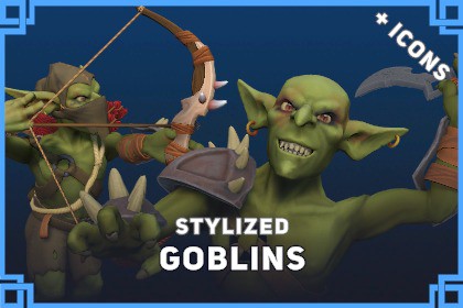 Stylized Goblins Archer & Warrior