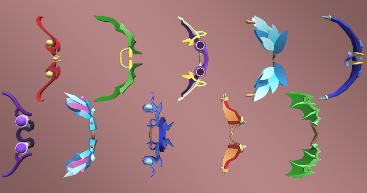 3D Bow Pack 01 | 3D Weapons | Unity Asset Store