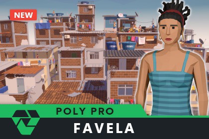 Poly Pro Favela - Low Poly Assets