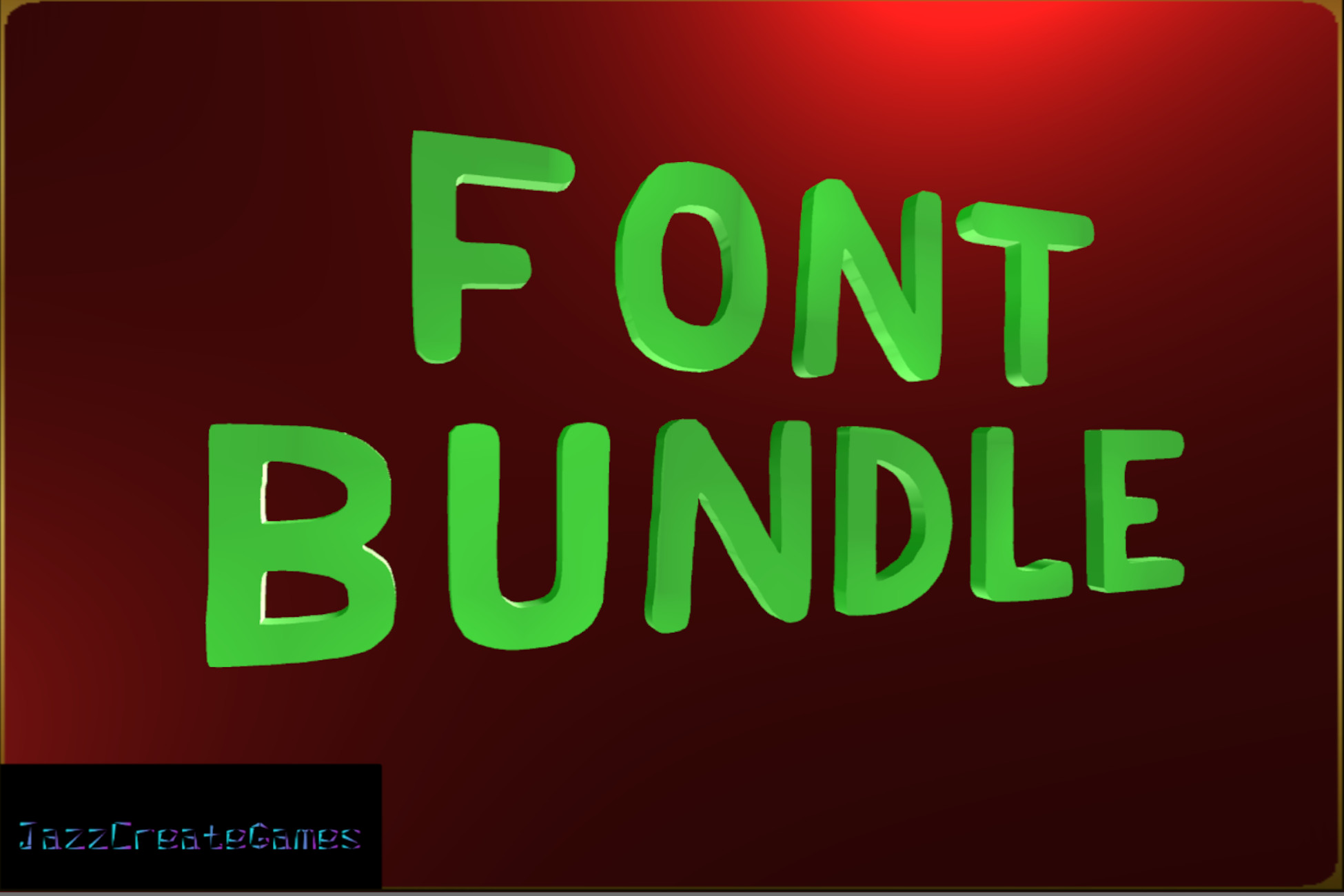JazzCreate Font Bundle | 2D Fonts | Unity Asset Store