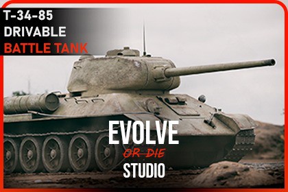 Tank Drivable T-34-85