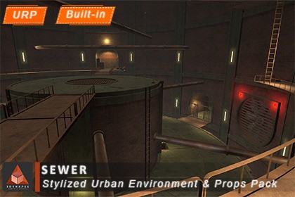 Sewer – Stylized Urban Environment & Props Pack