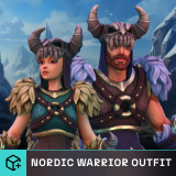 Stylized Nordic Warrior Outfit