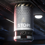 Sci-Fi Surveillance Unit /Security Camera