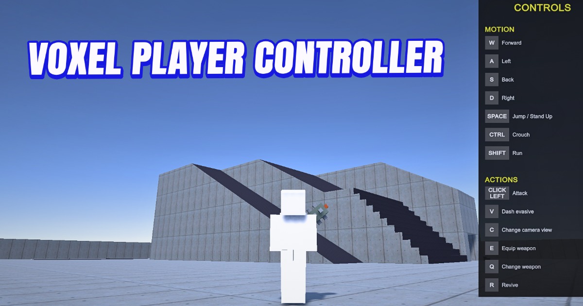 Voxel Player Controller Modular Framework | Game Toolkits | Unity Asset ...