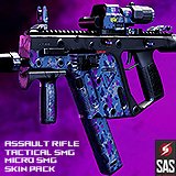 Kriss Vector 2 Assault Rifle + Tactical SMG + Micro SMG in AAA PBR + Skins Pack