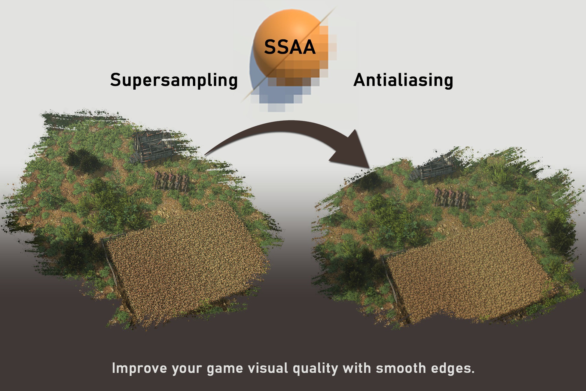 Supersampling Antialiasing | Camera | Unity Asset Store