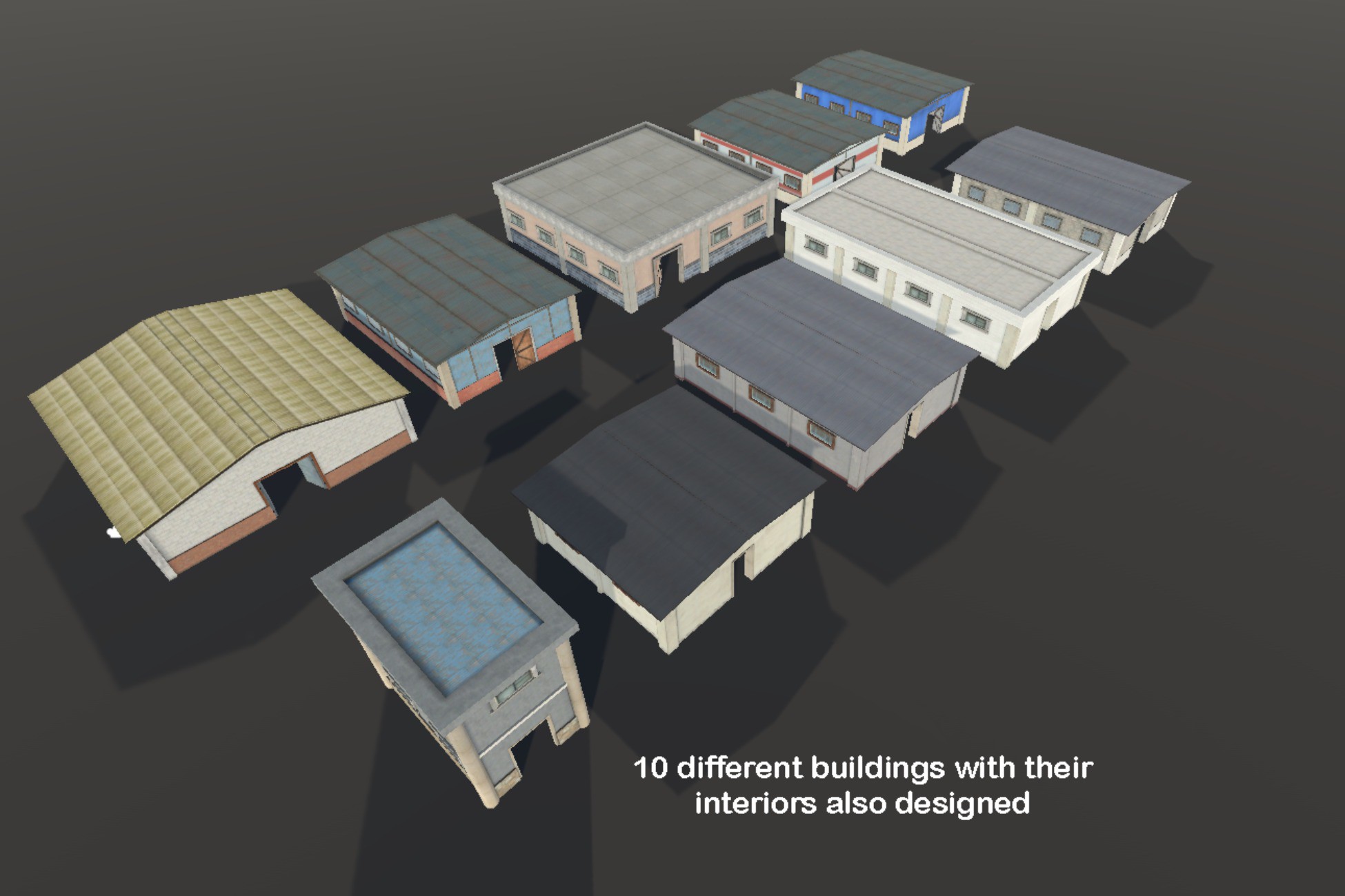 Buildings with Interiors | 3D Urban | Unity Asset Store