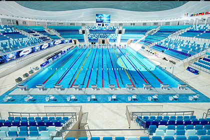 Olympic Aquatic Center Swimming Pool Modular Environment 3D