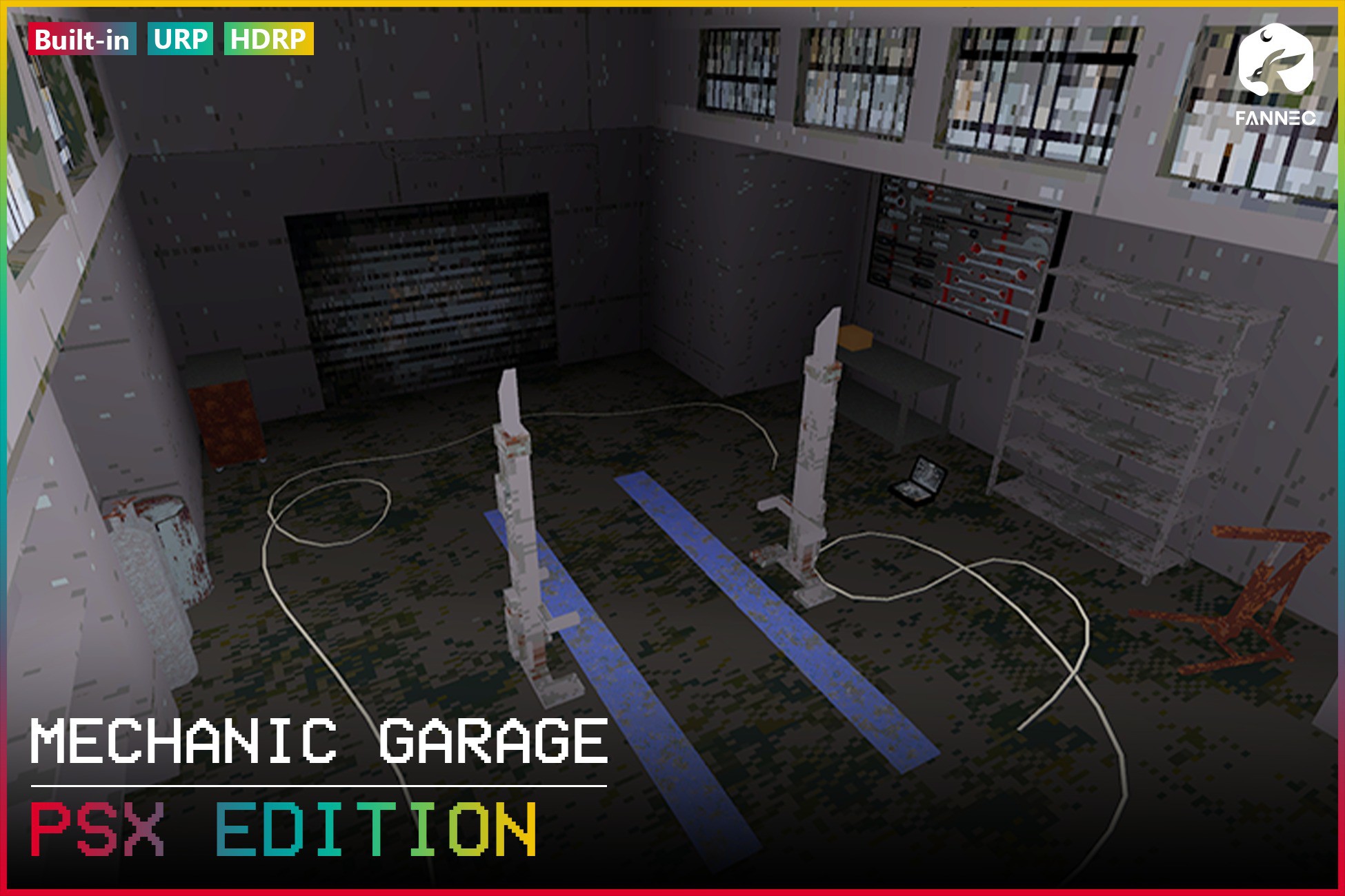 PSX Edition - Mechanic Garage | 3D Industrial | Unity Asset Store
