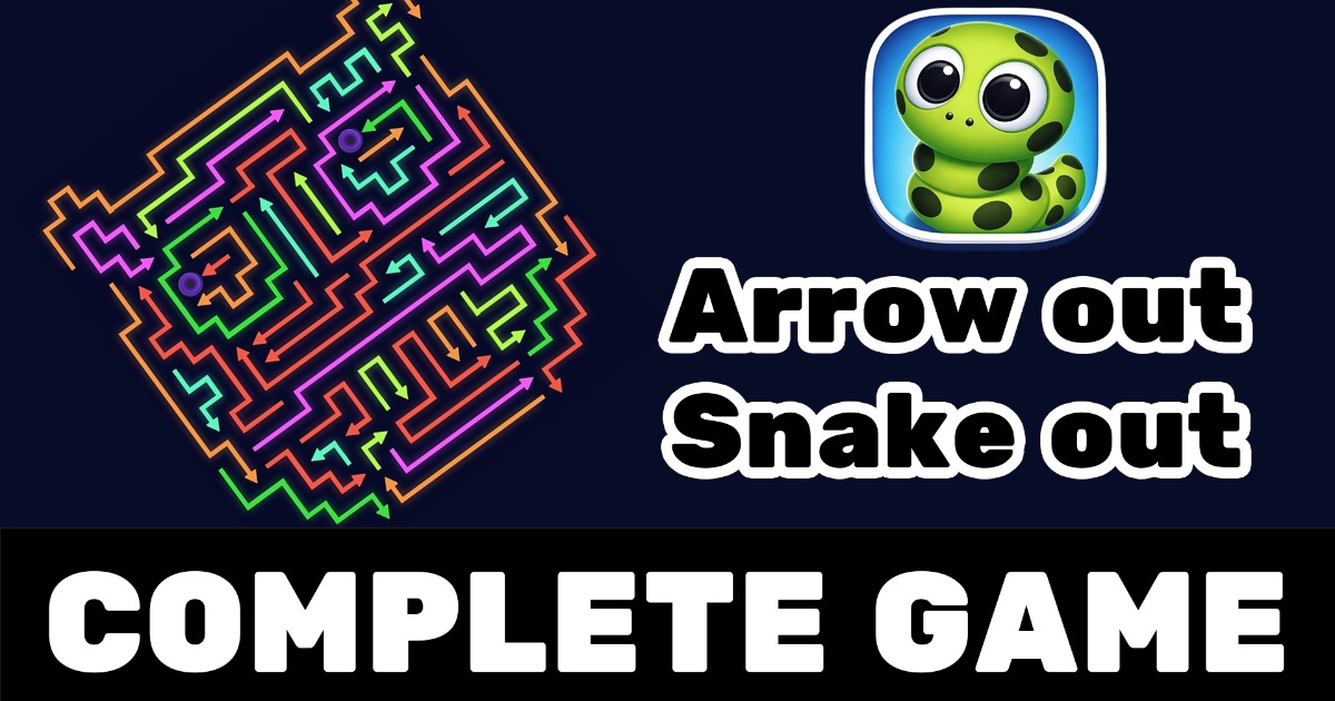 Escape – Arrow & Snake Puzzle | Template + Editor | Packs | Unity Asset ...