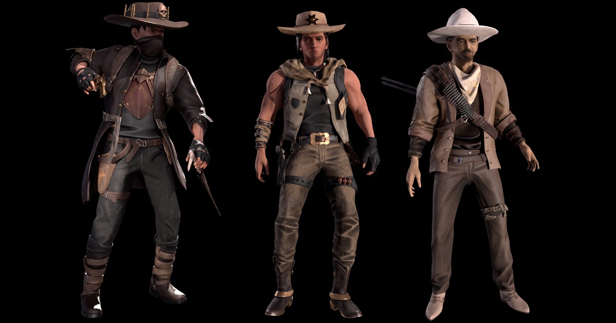 Cowboy Characters Mini Pack | 3D Characters | Unity Asset Store