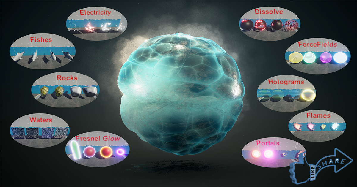 Monster Shaders Graph | VFX Shaders | Unity Asset Store