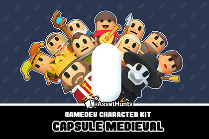 GameDev Character Kit - Capsule Medieval