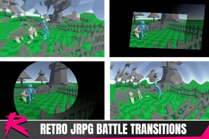Retro JRPG Template - Battle Transitions