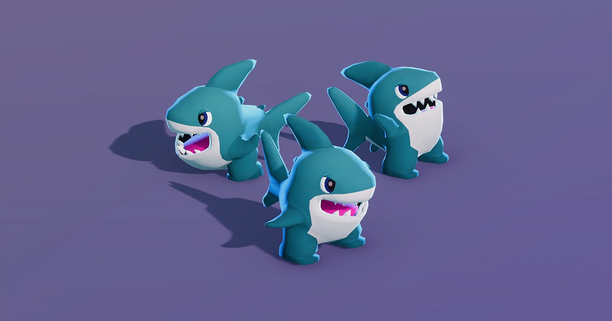 Shark Baby Cute Series | Characters | Unity Asset Store