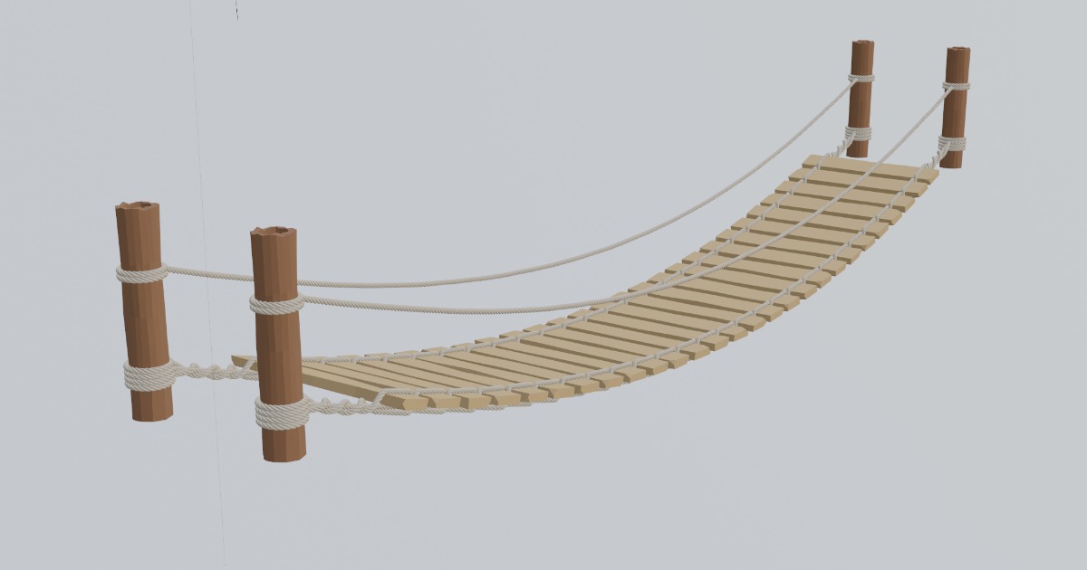Rope Bridge 3D | 3D Environments | Unity Asset Store