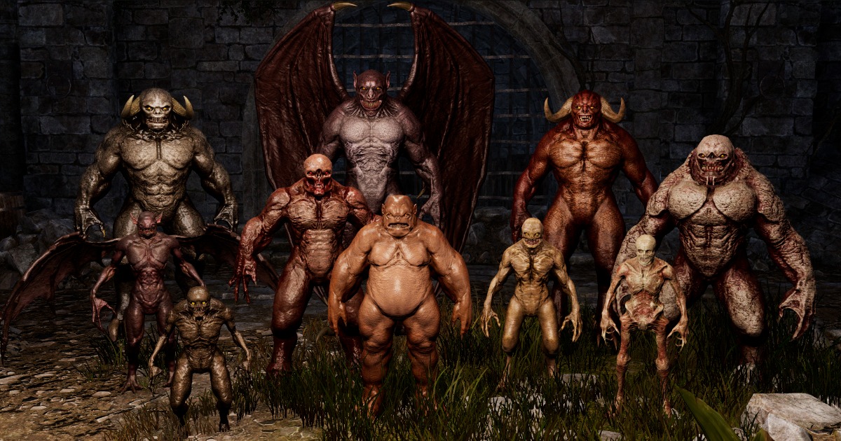Demons Monster Pack | 3D Creatures | Unity Asset Store