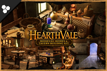Hearthvale: Medieval Houses & Tavern Building Kit (Tavern, Medieval Houses, Inn)