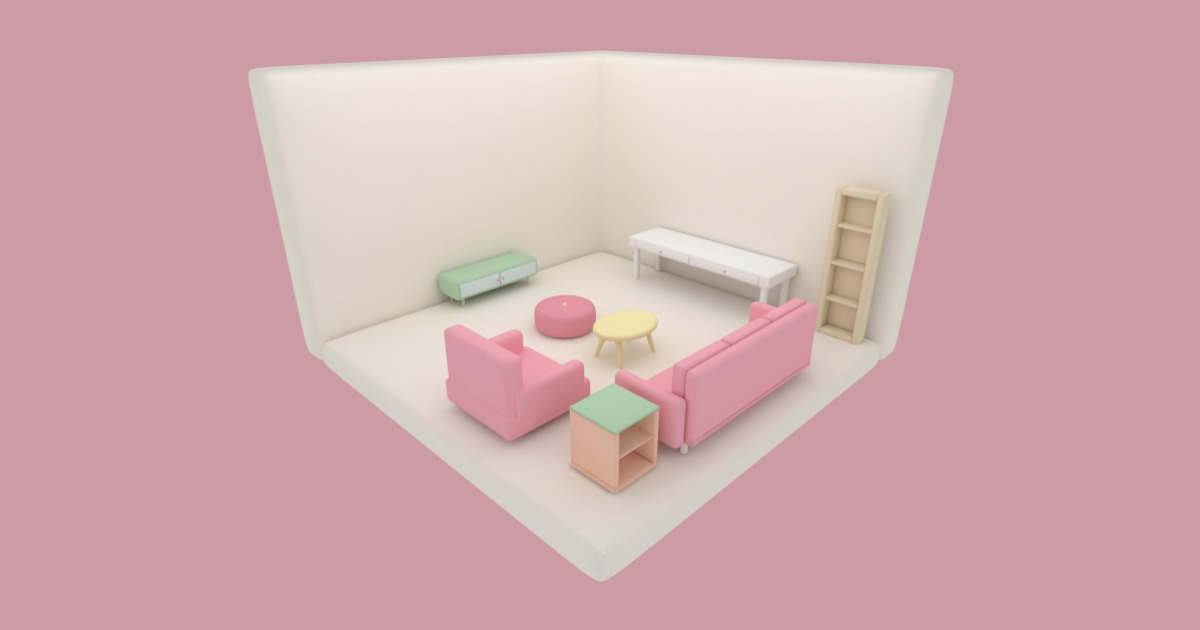 Furniture Using Unity Cute Series: Living Room Furniture Pack Lite | 3D Furniture | Unity ...