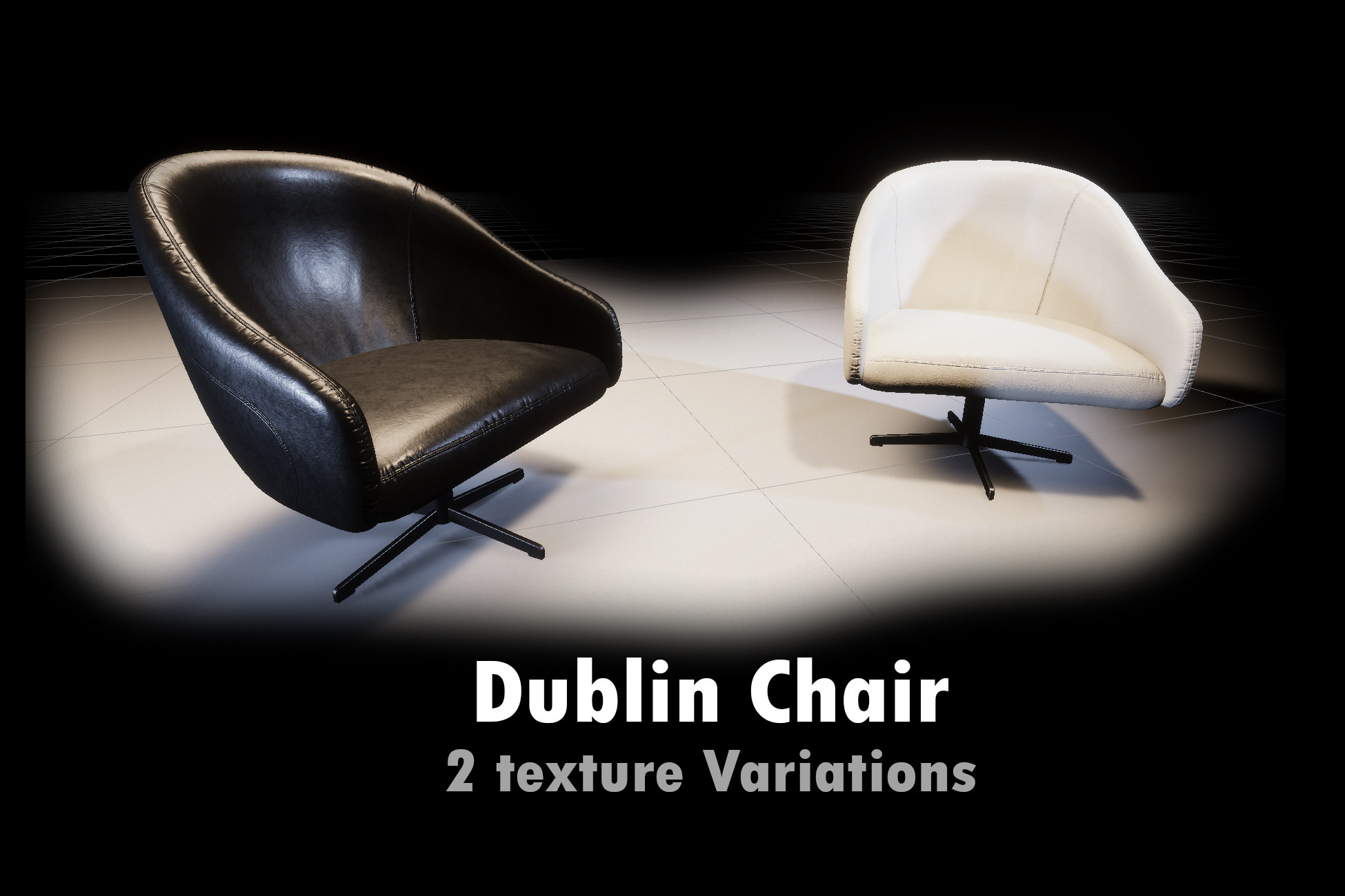 Dublin Chair 3D Furniture Unity Asset Store