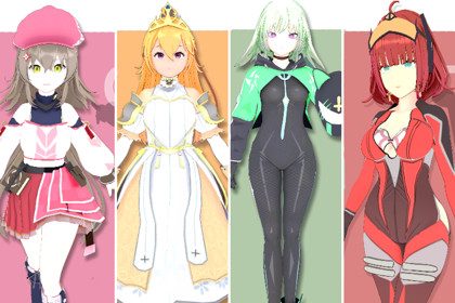 Anime Non- Combat Character Pack 1