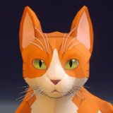 Milo the Cat PolyArt