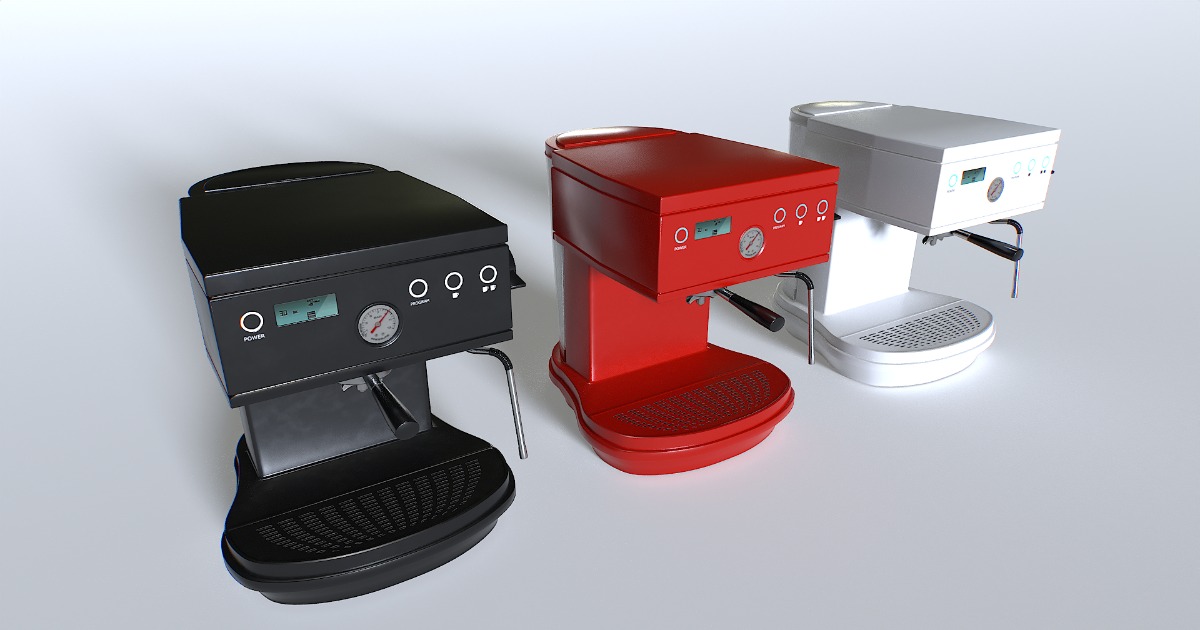 Coffee Machine set 2 | 3D Props | Unity Asset Store