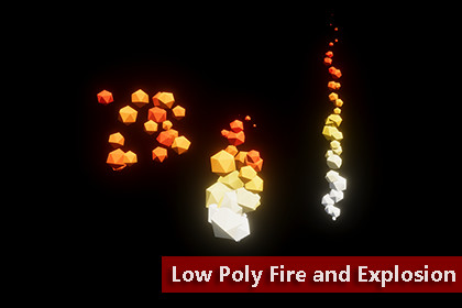 Low Poly Fire and Explosion FX