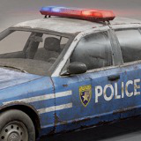 Abandoned Sedan - Taxi / Police / Sheriff