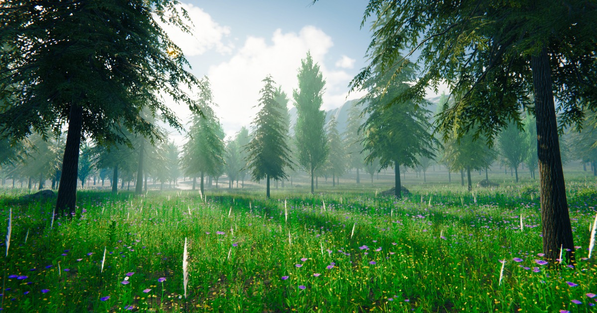 Landscape Design Example Unity Grass Landscape | 3D Landscapes | Unity Asset Store
