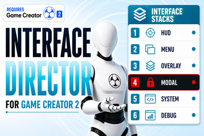 Interface Director for Game Creator 2