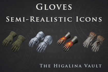 Gloves - 40 Semi-Realistic Icons [512x512 HD]