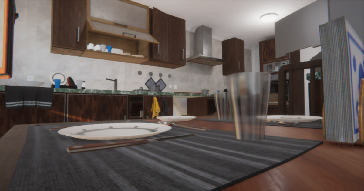 Realistic Kitchen | 3D Interior | Unity Asset Store