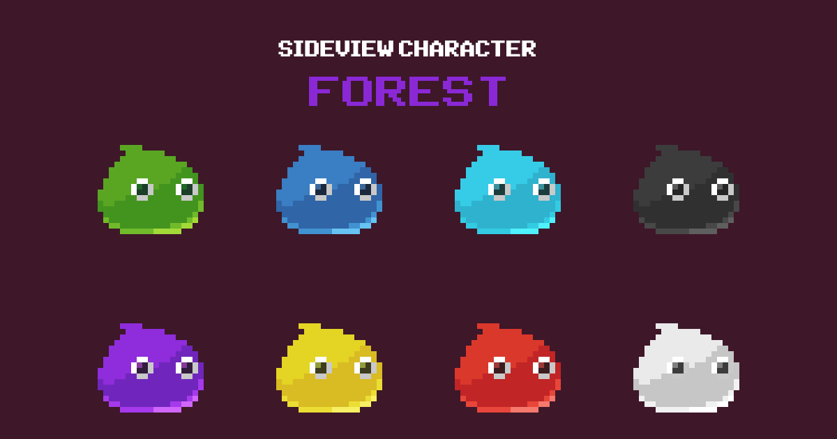 Slime Pixel Art Monster | 2D Characters | Unity Asset Store