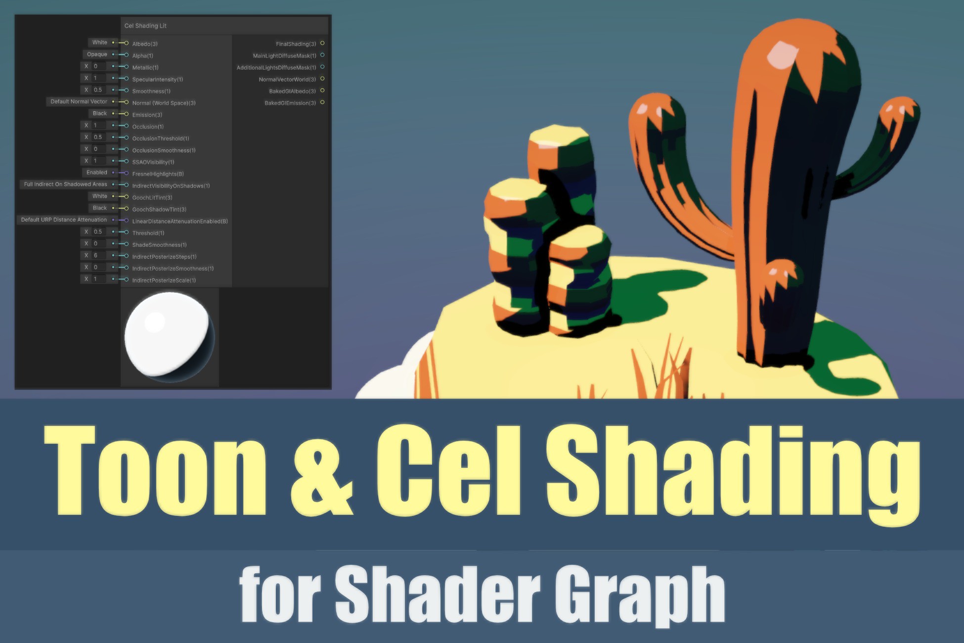 Minecraft Shading Graph MK Nodes: Toon & Cel Shading for Shader Graph | VFX Shaders | Unity ...