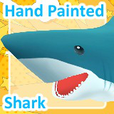 HandPainted Cartoon Shark