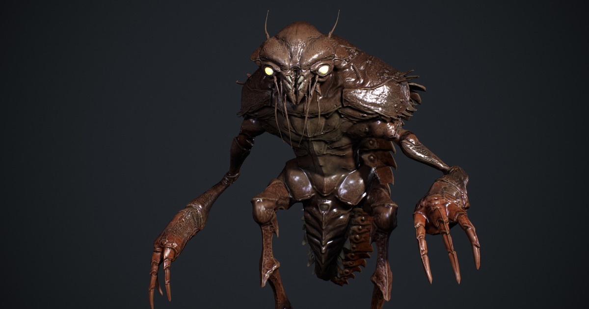 Bug Creature 1 | 3D Creatures | Unity Asset Store