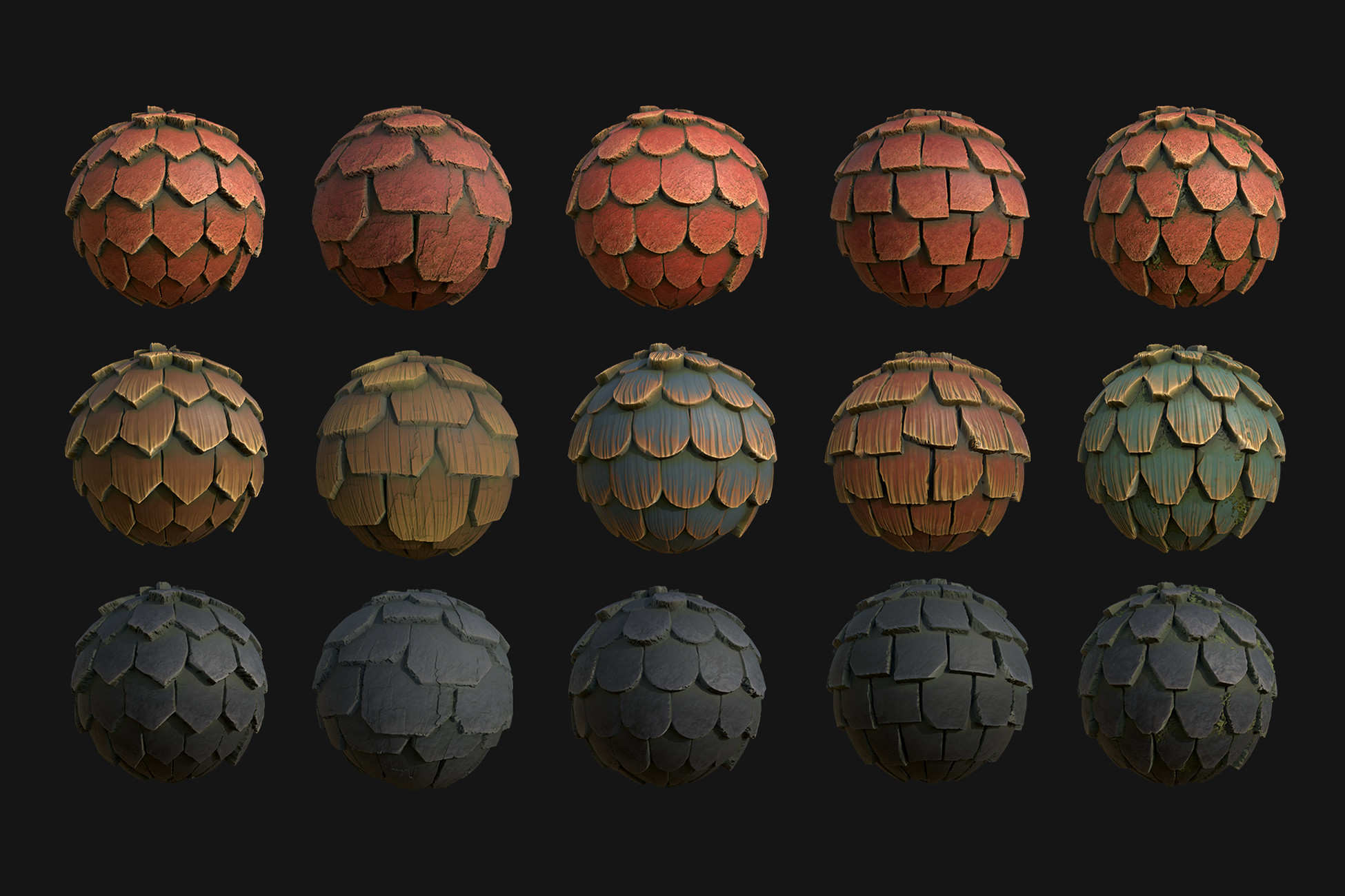 Pack Stylized Texture 12 (Roof) | 2D Roofing | Unity Asset Store